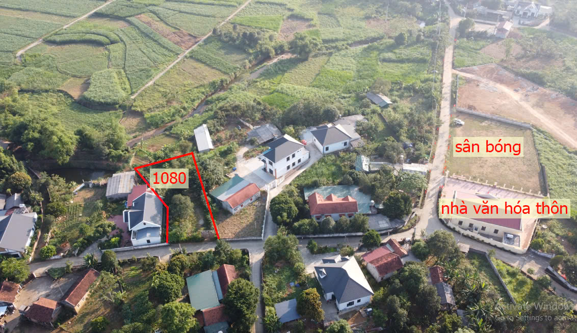 lô view cánh đồng, bám suối thế đất cao 1080 m2