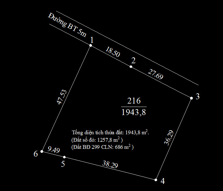 lô đất 1943m2 có ao, view thoáng, cạnh khu nghỉ dưỡng Mithill top