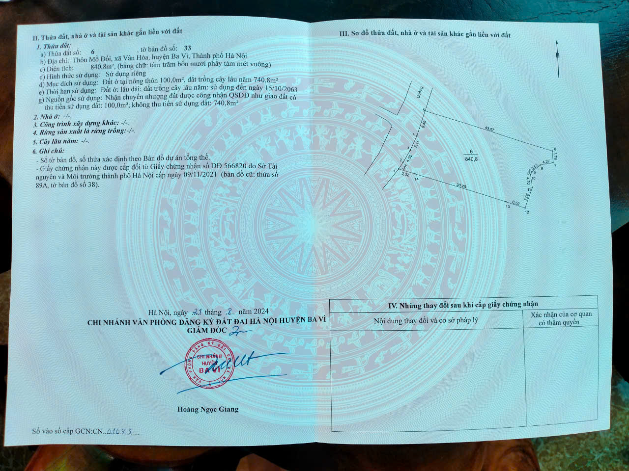 840m2 lô đất mặt đường lớn, gần TL84 giá 6 tỷ