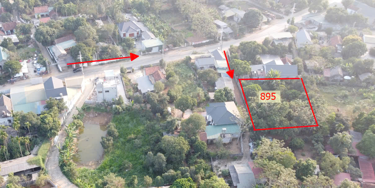 lô đất 900m2 có 500m2 thổ cư rất gần DT87