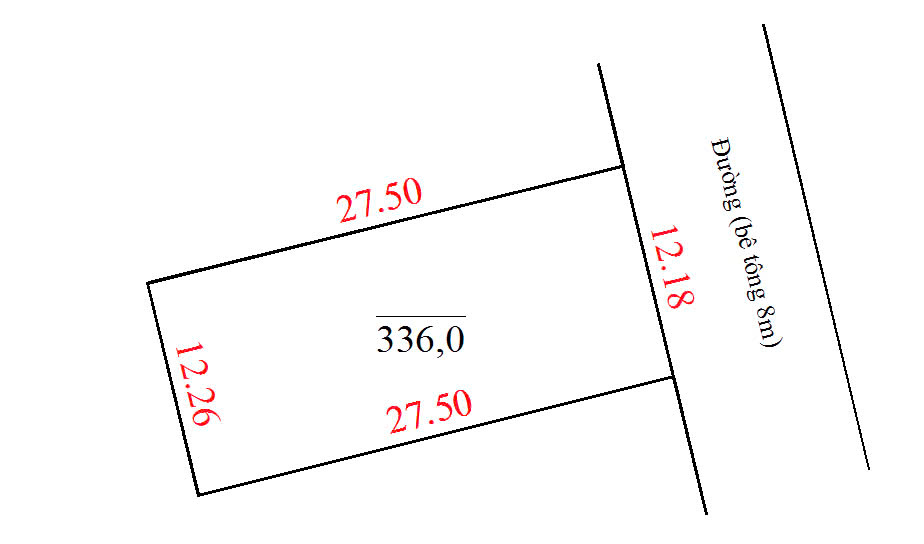 336m2 tại khu Đồi Gió – Vân Hòa, Ba Vì giá 2,7 tỷ