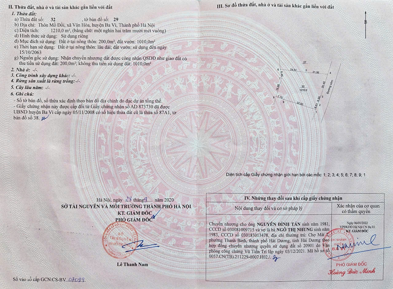 lô đất mặt đường lớn cách DT87 500m giá 2,5 tỷ