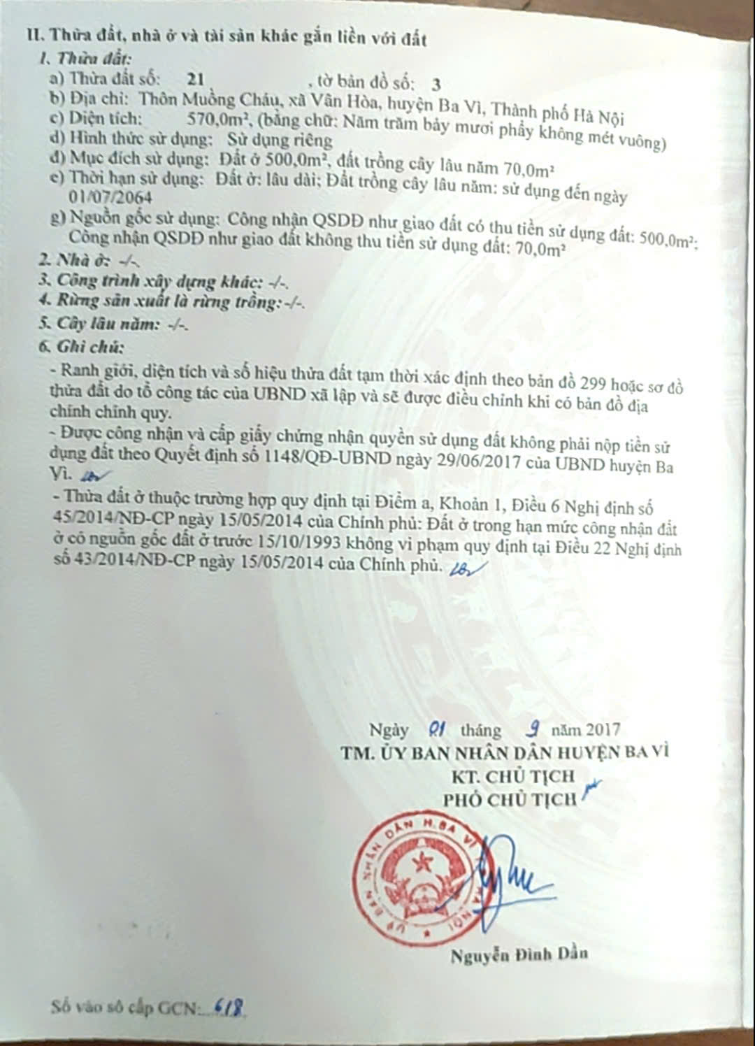 lô đất 4380m2, có 900m2 thổ cư giá 3,5 tr/m2