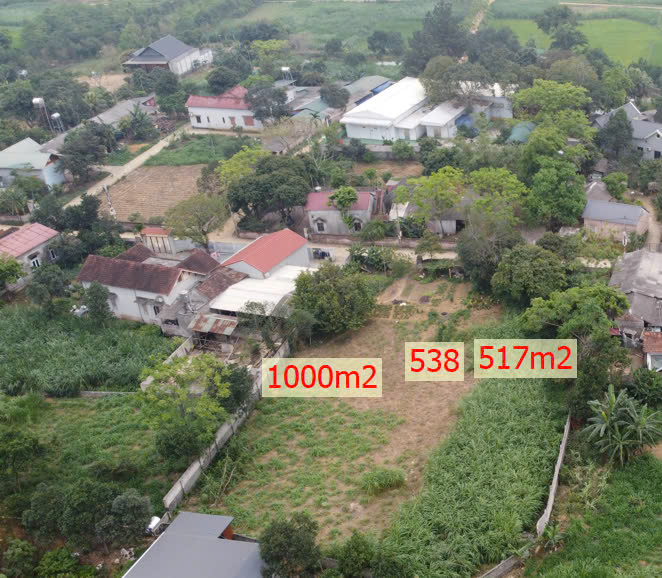 bán 3 lô liền nhau diện tích nhỉnh 2054m2 có bán lẻ, sẵn sổ riêng