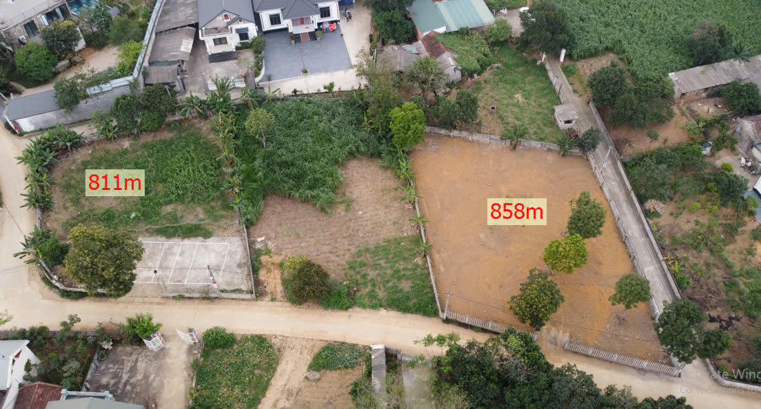 bán 3 lô đất 1440m2, 858, 811m2 thôn Muồng phú Vàng, Vân Hòa