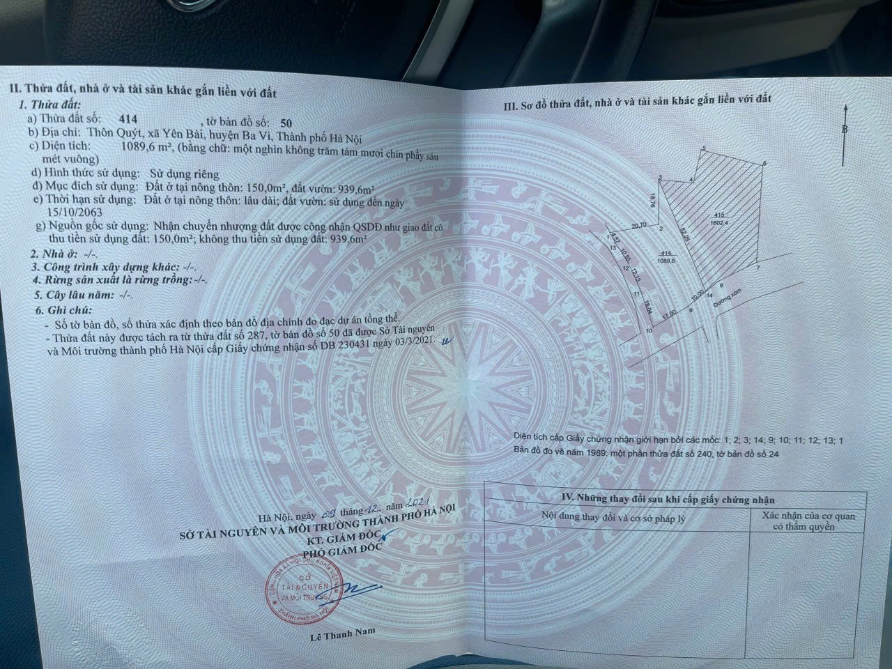 lô góc 2 mặt tiền Dt 1435m2 giá bán 6 tỷ