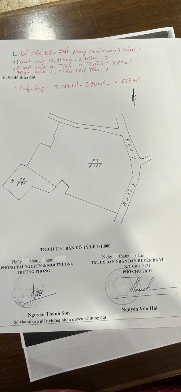 7217m2 lô góc, Cách DT87a 300m