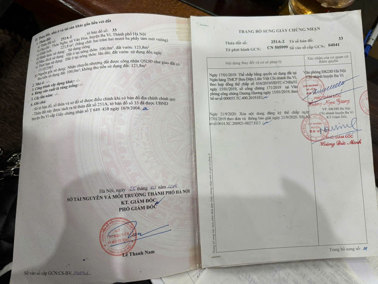 bán lô 223m2 thôn Nghe – Vân Hòa, Ba Vì, HN