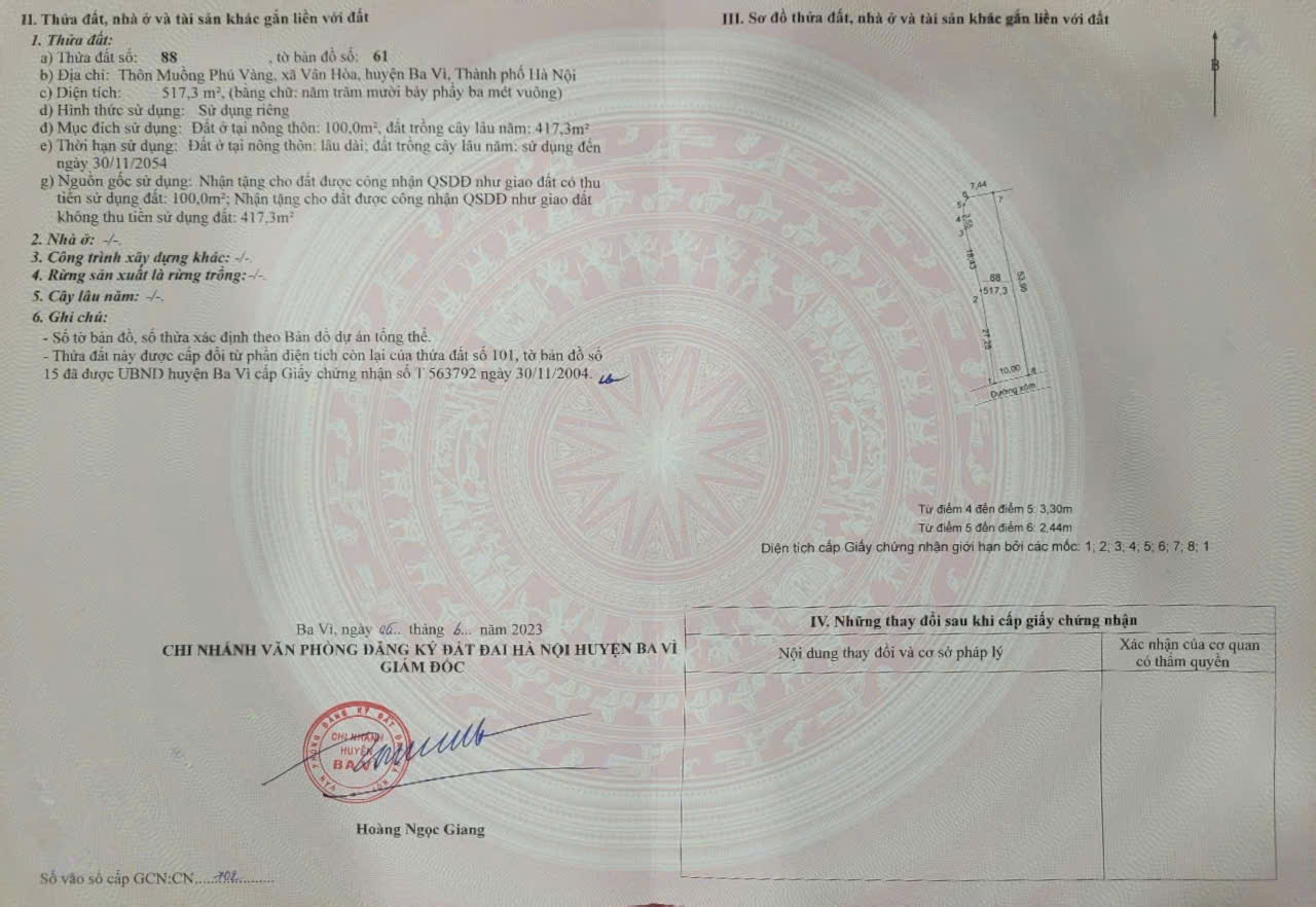 bán 3 lô liền nhau diện tích nhỉnh 2054m2 có bán lẻ, sẵn sổ riêng