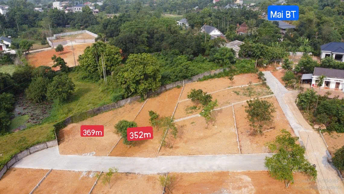 bán 11 ô đất phân lô giá hấp dẫn cho nhà đầu tư tại xã Vân Hòa, huyện Ba Vì, hà nội