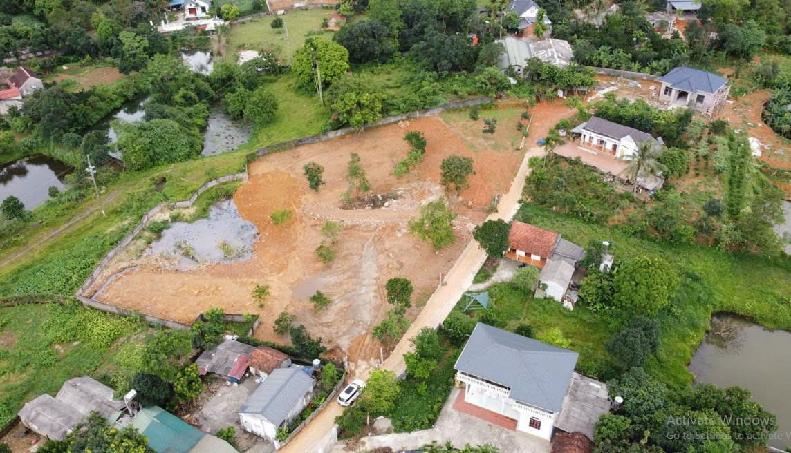 bán 11 ô đất phân lô giá hấp dẫn cho nhà đầu tư tại xã Vân Hòa, huyện Ba Vì, hà nội