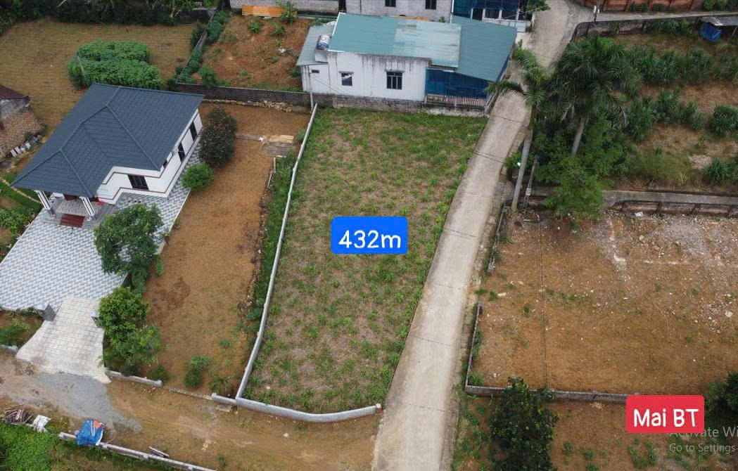 bán lô đất 432m2 gần cổng VQG Ba Vì, mặt tiền rộng