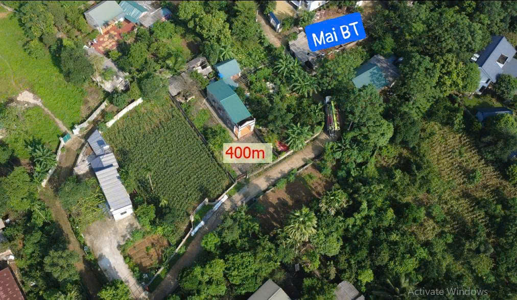 400m2 có sẵn nhà, vị trí trung tâm xã, đường thuận tiện