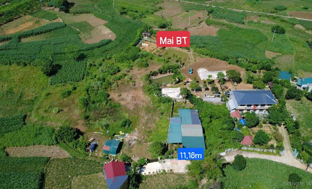 458m2 có 150m2 thổ cư, view núi, bám cánh đồng , có sẵn nhà