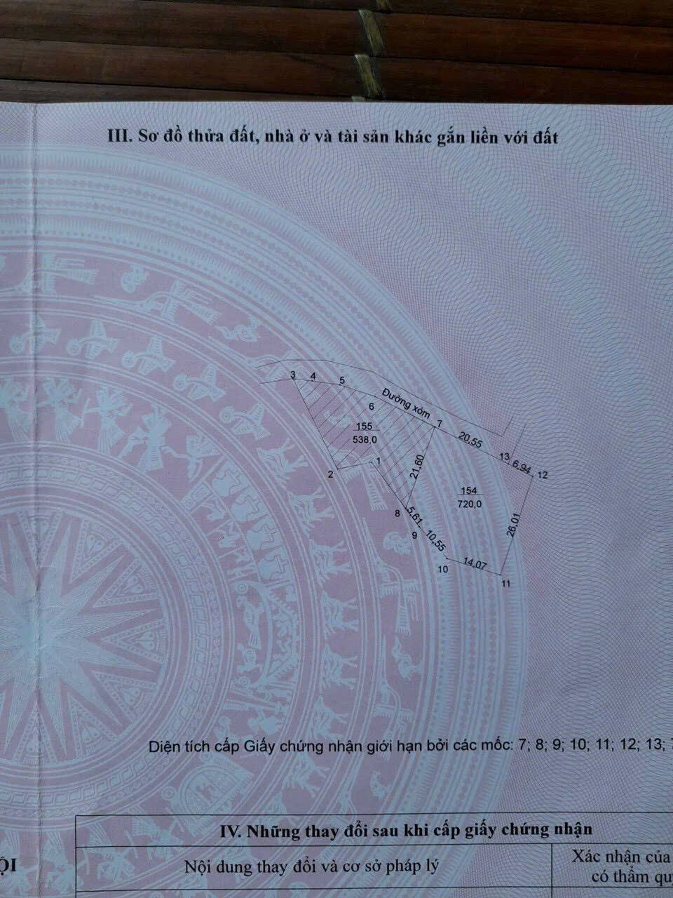 720m2 bám cánh đồng, ngõ thông đường rộng