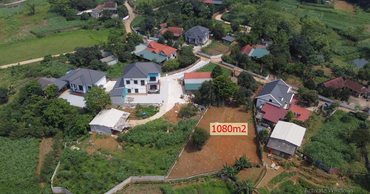 1080m2 ngõ rộng, view cánh đồng